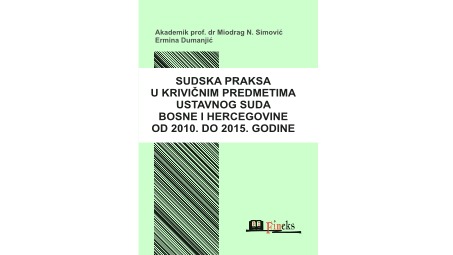SUDSKA PRAKSA U KRIVIČNIM PREDMETIMA USTAVNOG SUDA BOSNE I HERCEGOVINE OD 2010. DO 2015. GODINE