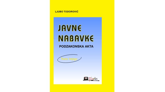 JAVNE NABAVKE - PODZAKONSKA AKTA